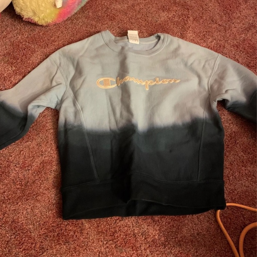 Tie dye champion crewneck